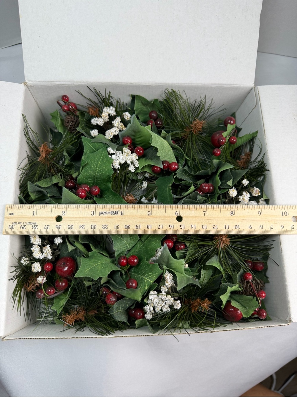 Retired Partylite Floral Candle Rings/Mini Wreaths Qty 4 Brand New See Note - Picture 9 of 9